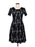 Lularoe Argyle Black Casual Dress Size M - photo 1