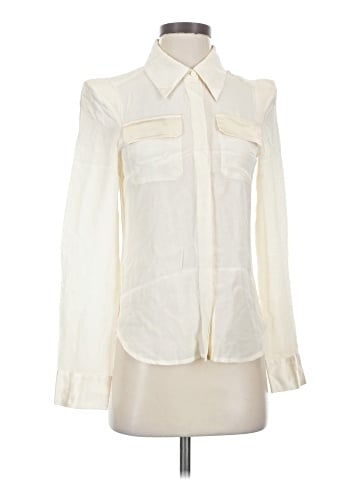 Unbranded Long Sleeve Silk Top (view 1)