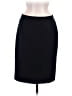 Merona Solid Black Casual Skirt Size 6 - photo 1