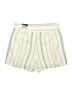 Express Outlet Stripes Ivory Shorts Size 10 - photo 2