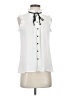 Forever 21 Ivory Sleeveless Blouse Size S - photo 1