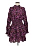 THML 100% Polyester Paisley Purple Casual Dress Size M - photo 1