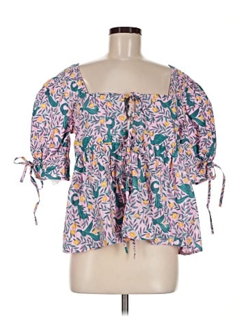 Banjanan 3/4 Sleeve Blouse (view 1)