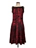 Glamour Damask Red Cocktail Dress Size 10 - photo 1