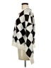 Blu Pepper Checkered-gingham White Pullover Sweater Size M - photo 5