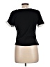 CeCe Black Short Sleeve Top Size L - photo 2