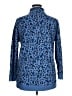 T by Talbots Animal Print Blue Pullover Sweater Size 1X - photo 2