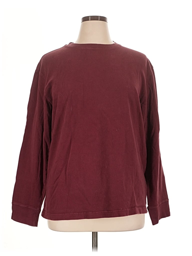Pre-owned Old Navy Sweatshirt In Burgundy