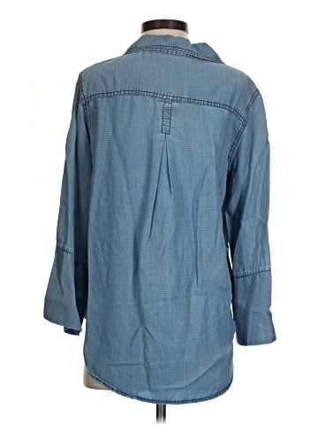 Velvet Heart 3/4 Sleeve Button-Down Shirt (view 2)