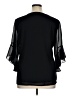 Timeson Black 3/4 Sleeve Blouse Size XL - photo 2