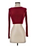 Lux Burgundy Long Sleeve Top Size S - photo 1