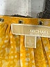 MICHAEL Michael Kors 100% Polyester Yellow 3/4 Sleeve Blouse Size L - photo 7