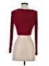 Lux Burgundy Long Sleeve Top Size S - photo 2