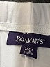 Roaman's Solid White Casual Pants Size 26 (2X) - photo 4