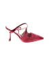Roger Vivier 100% Suede Color Block Red Pink Heels Size EU 36 1/2 - photo 1