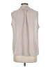 Renee C. 100% Polyester Tan Sleeveless Blouse Size M - photo 2