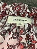 Max Studio 100% Polyester Burgundy Short Sleeve Blouse Size XL - photo 7