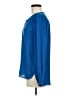 Ann Taylor LOFT Blue Long Sleeve Blouse Size M - photo 5