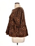 Old Navy 100% Cotton Brown Short Sleeve Blouse Size XL - photo 5
