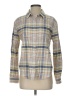 Pendleton Plaid Tan Long Sleeve Button-Down Shirt Size XS - photo 1