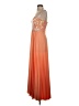 Speechless 100% Polyester Orange Cocktail Dress Size 5 - photo 5