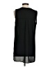 DR2 100% Polyester Black Sleeveless Blouse Size S - photo 2