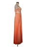 Speechless 100% Polyester Orange Cocktail Dress Size 5 - photo 4