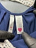 Assorted Brands 100% Polyester Hearts Blue Romper Size 8 - photo 3