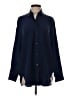 Vince. 100% Silk Solid Blue Long Sleeve Silk Top Size S - photo 1