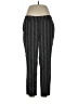 NYDJ Stripes Black Gray Dress Pants Size 12 - photo 1
