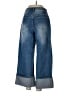 Jeans Color Block Blue Jeans Size L - photo 2