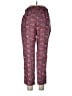 J.Crew Collection 100% Silk Print Red Silk Pants Size 12 - photo 2