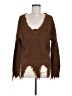 Say What? 100% Acrylic Brown Pullover Sweater Size M - photo 1