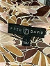 Fred David Floral Brown Long Sleeve Blouse Size L - photo 7