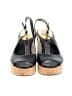 MICHAEL Michael Kors 100% Leather Black Wedges Size 10 - photo 2