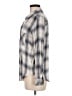 Rails 100% Rayon Plaid Gray Long Sleeve Button-Down Shirt Size M - photo 5