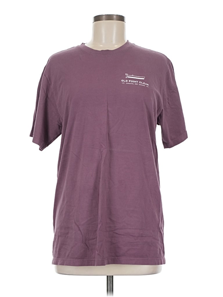 Pre-owned Assorted Brands Short Sleeve T-shirt In Purple