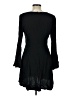 Express 100% Rayon Black Cocktail Dress Size L (estimated) - photo 2