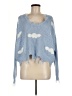 Just Polly 100% Acrylic Tie-dye Blue Pullover Sweater Size M - photo 1