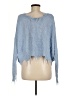 Just Polly 100% Acrylic Tie-dye Blue Pullover Sweater Size M - photo 2