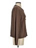 Eileen Fisher 100% Silk Brown Silk Blazer Size S - photo 4