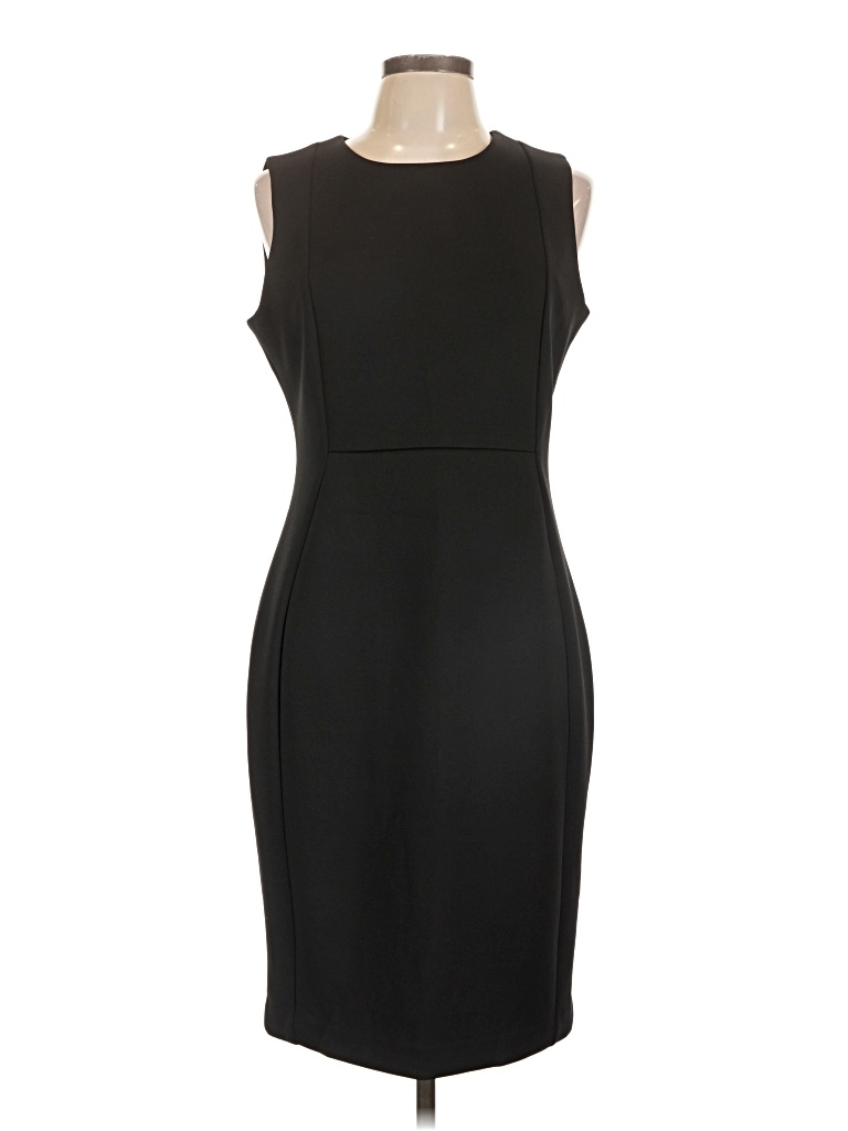 Pre-owned Calvin Klein Cocktail Dress In Black