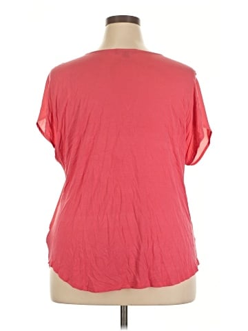INC International Concepts Short Sleeve Blouse (view 2)
