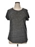 Lucky Brand Gray Short Sleeve Top Size XL - photo 1