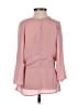 Shein 100% Polyester Pink 3/4 Sleeve Blouse Size S - photo 2