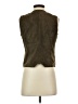 J. Peterman 100% Leather Brown Cardigan Size XS - photo 2