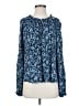 Faherty Blue Long Sleeve Blouse Size XS - photo 1