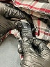Black 100% Cotton Plaid Gray Long Sleeve Button-Down Shirt Size XXL - photo 8