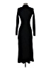 MNG Solid Black Casual Dress Size 4 - photo 2