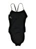 Nike Solid Black One Piece Swimsuit Size 4 - photo 2